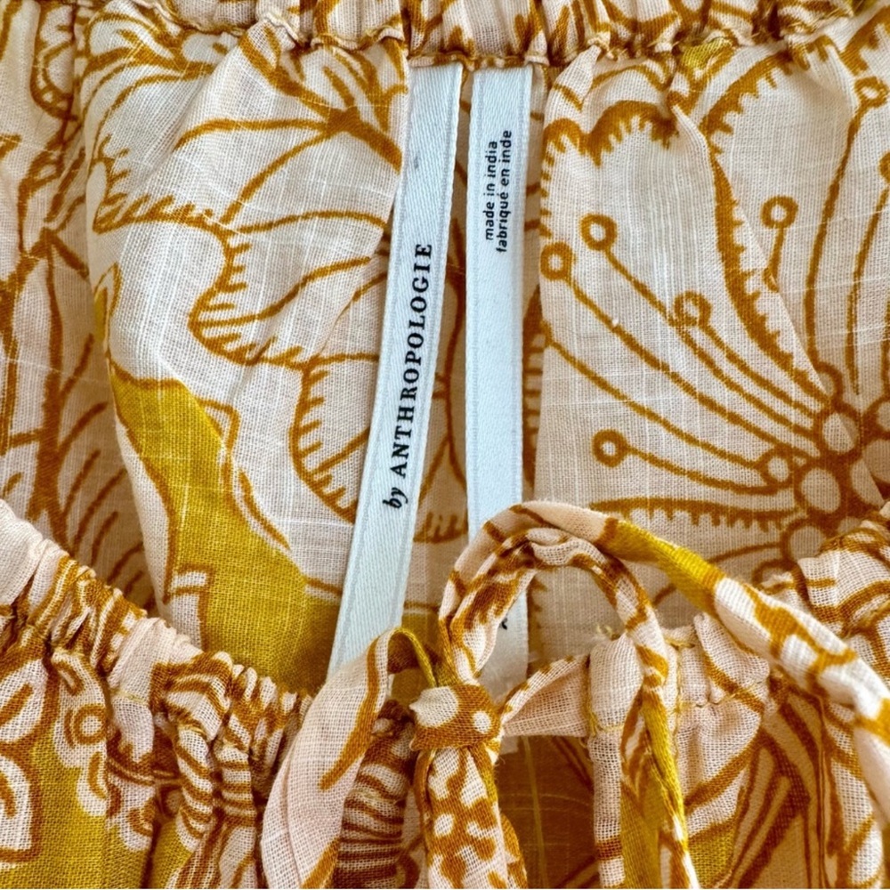 NWOT By Anthropologie Ember Kaftan Floral Embroidered Beach Cover Up - Picture 6 of 9